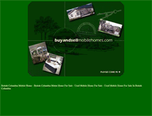 Tablet Screenshot of buyandsellmobilehomes.com
